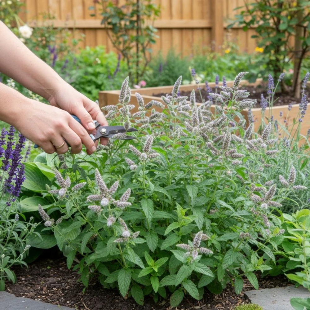 Menthe à feuilles de buddleia - sans traitement lot de 9 godets