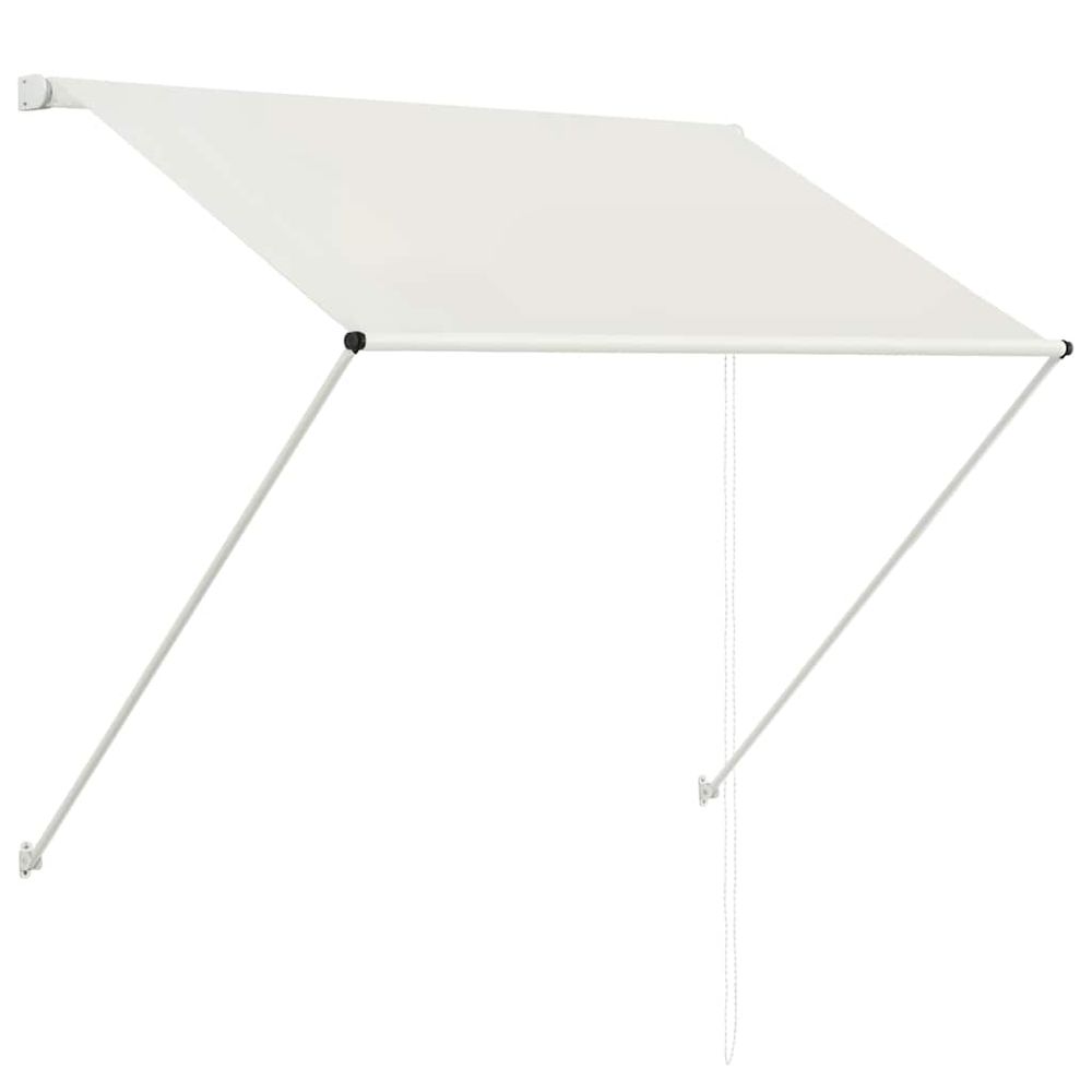 Auvent rétractable 150x150 cm crème