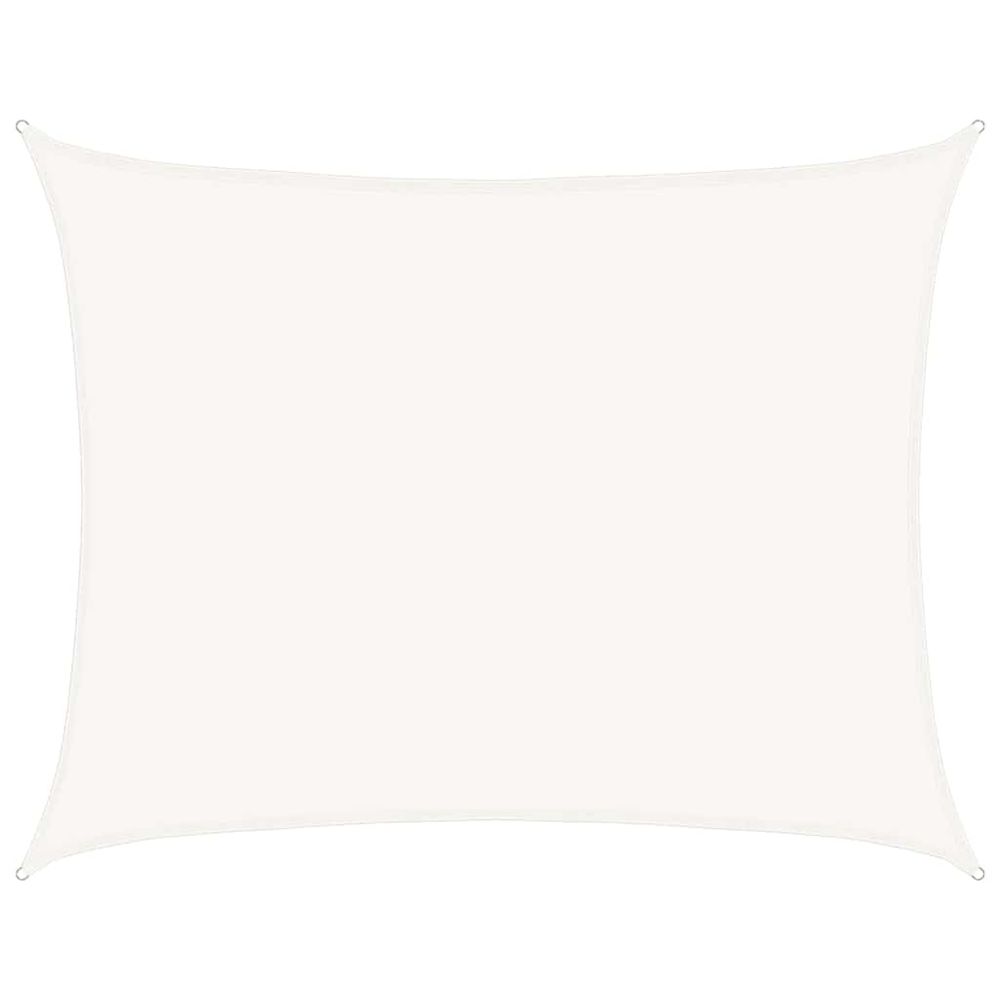 Voile d'ombrage 160 g/m² blanc 6x8 m pehd