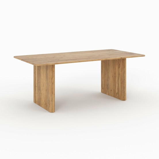 Andrea-table rectangulaire en bois d'acacia 8 personnes
