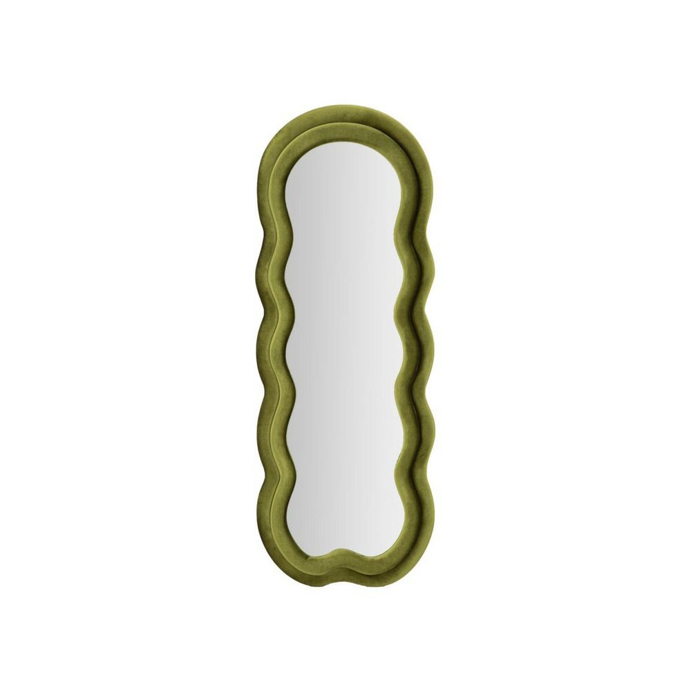 Miroir mural en velours 