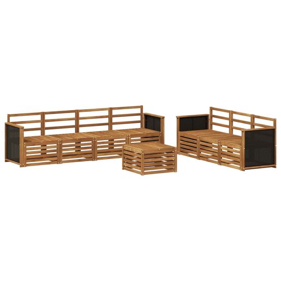 Ensembles de canapés 8 pc bois d'acacia massif