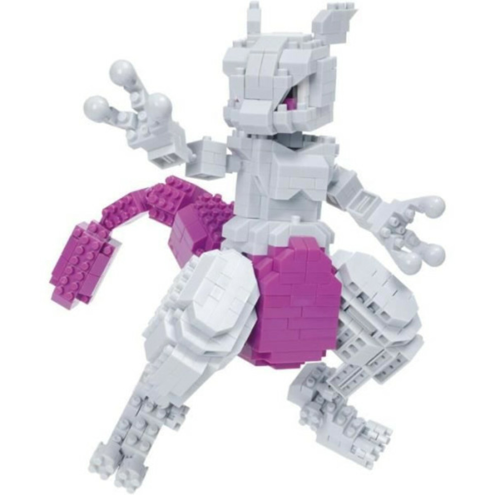 Figurine en briques - bandai - nanoblock - pokémon - mewtwo