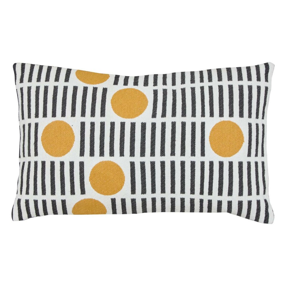 Coussin kubus noir et blanc 30x50cm