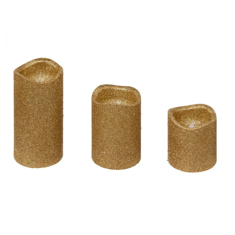 Lot de 3 bougies led 