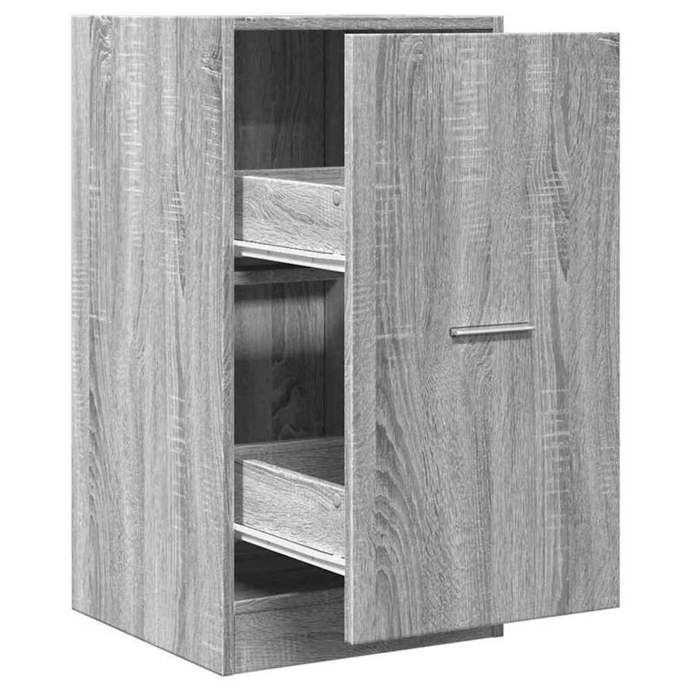 Armoire apothicaire sonoma gris 40x41x77,5 cm bois d'ingénierie