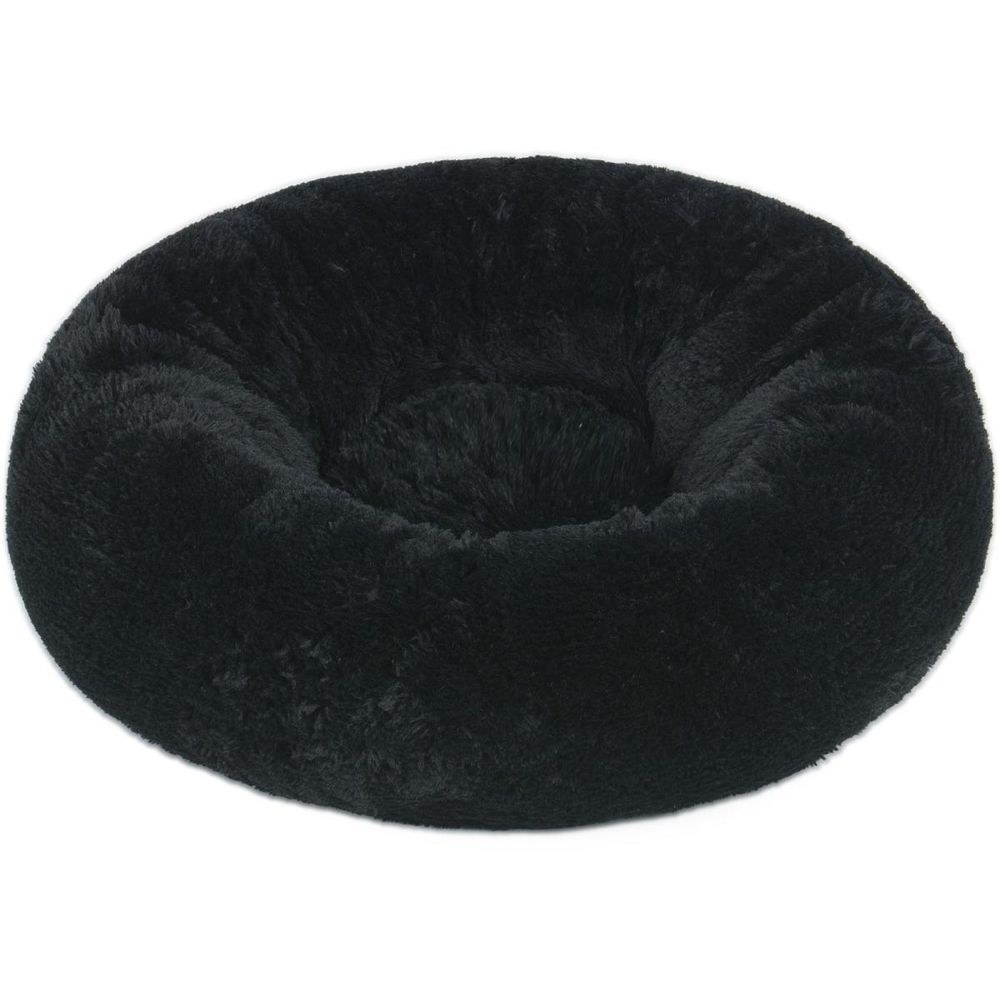 Velinda panier nuage pour chien et chat 60 cm — noir