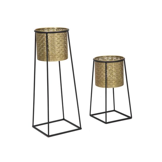 Lot de 2 cache-pots sur pied