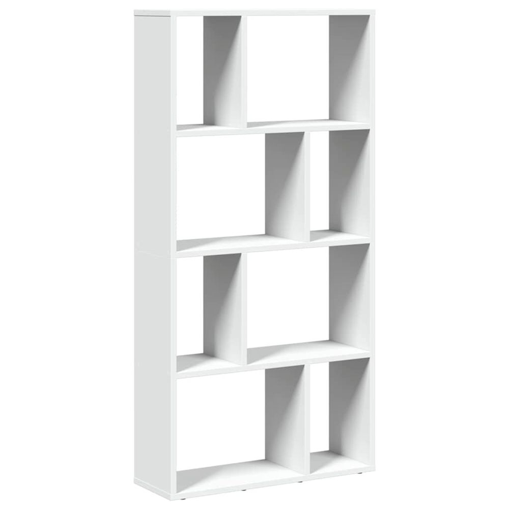 Bibliothèque blanc 60x20x120,5 cm bois d'ingénierie
