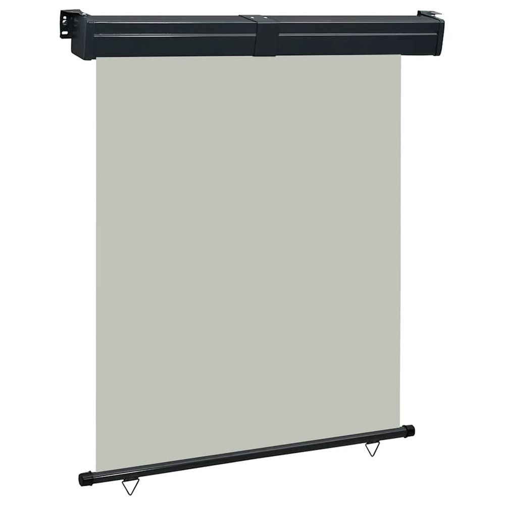 Auvent latéral de balcon 145x250 cm gris