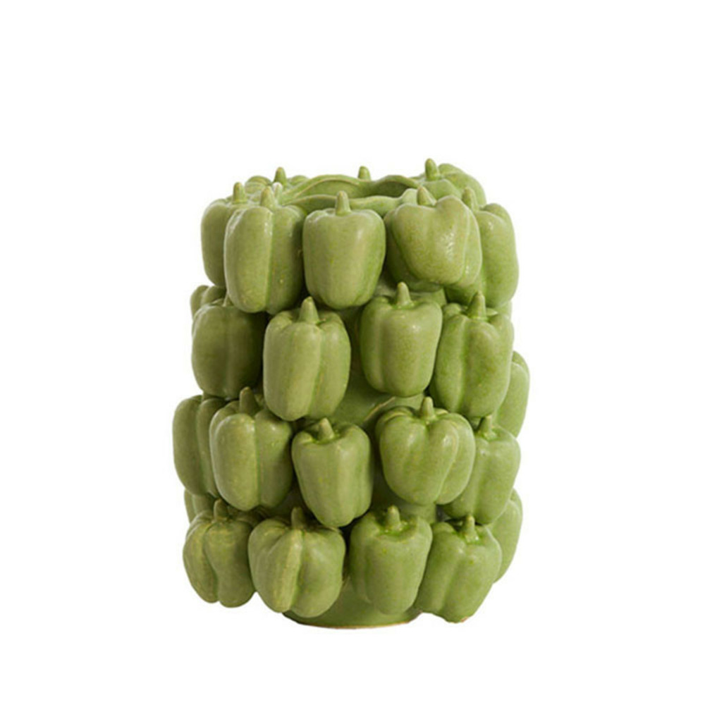 Vase bellpepper céramique vert 24x23x33cm
