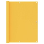 Écran de balcon jaune 120x600 cm tissu oxford