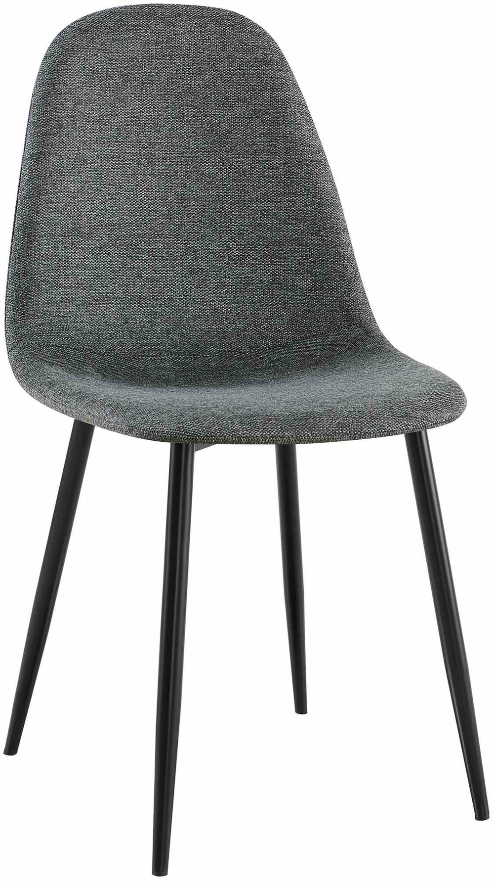 Chaise de salle à manger en tissu napier