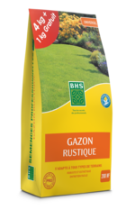 Grup4 | gazon rustique + engrais promo 5 kg | 200m² | semences enrichi