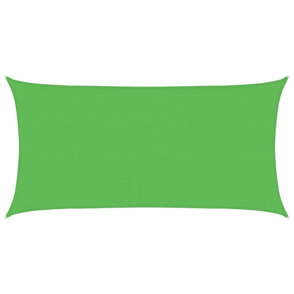 Voile d'ombrage 160 g/m² vert clair 2,5x4,5 m pehd