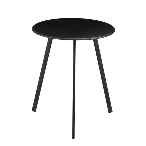 Mica decorations seattle mesa auxiliar para exterior - mesa de centro redonda - mesa para plantas y mesa de café - 45 x 38cm -