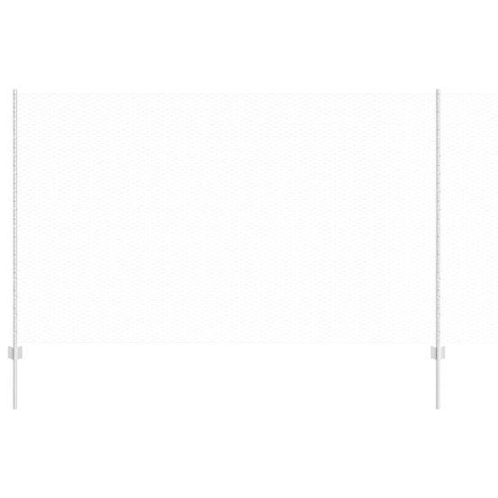 Clôture et poteau argent 1,4 x 100 m acier