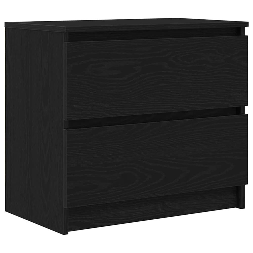 Meuble tv noir 60x35x54 cm bois d'ingénierie