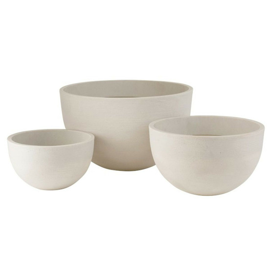 Lot de 3 cache-pots céramique