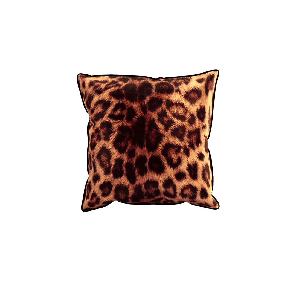 Coussin velvet printed (leopard) | Truffaut