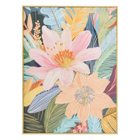 Toile imprimée encadrée daisy 58x78cm