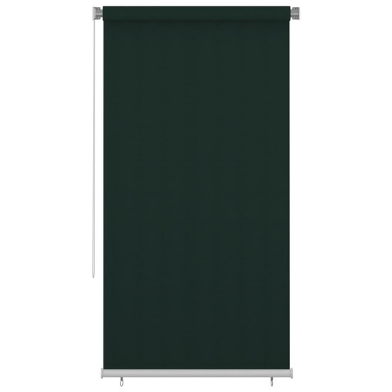 Store roulant d'extérieur 120x230 cm vert foncé pehd