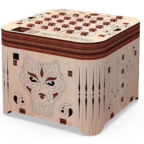 Puzzle 3d boîte à secret tigre