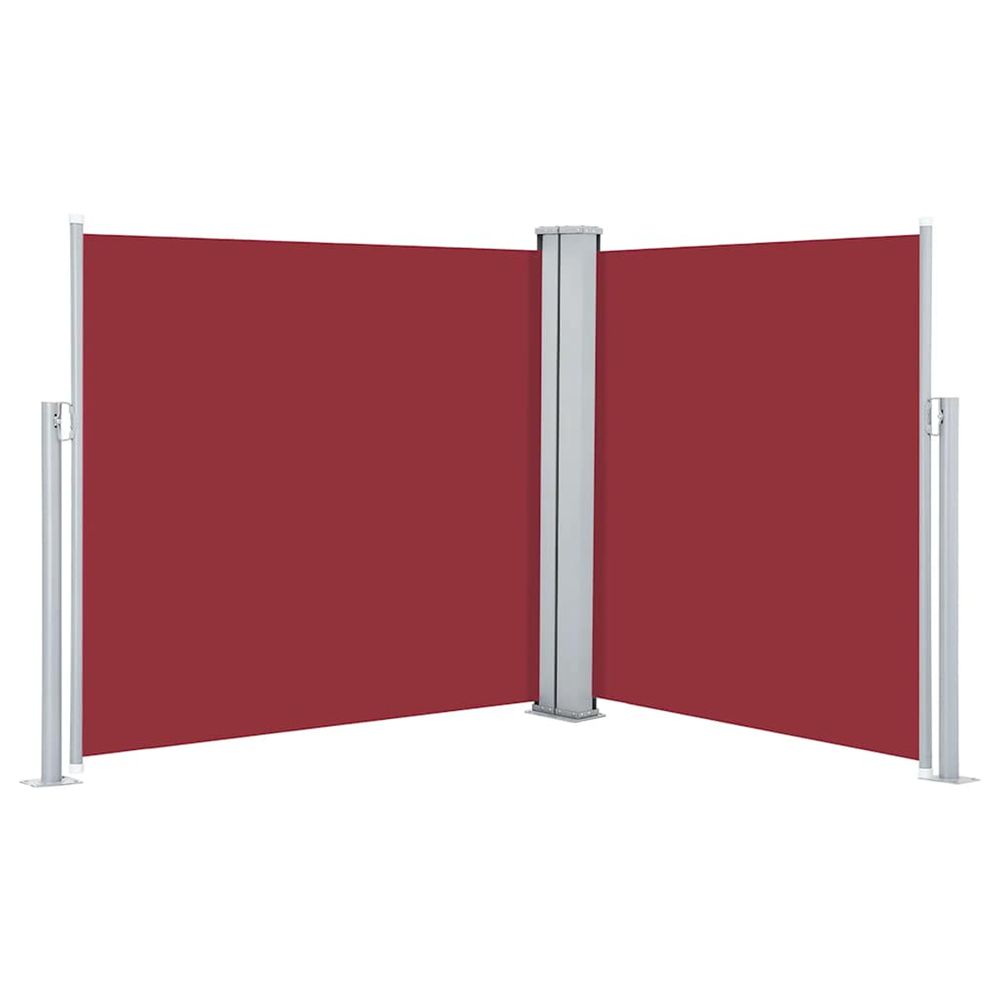 Brise vue latÃ©ral rÃ©tractable Rouge 120 x