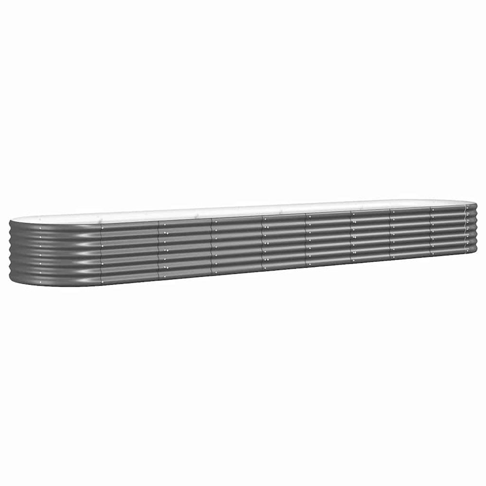 Lit surélevé de jardin acier galvanisé anthracite