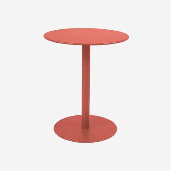 Table de jardin bistrot ronde acier 2 places - ø60cm - orea