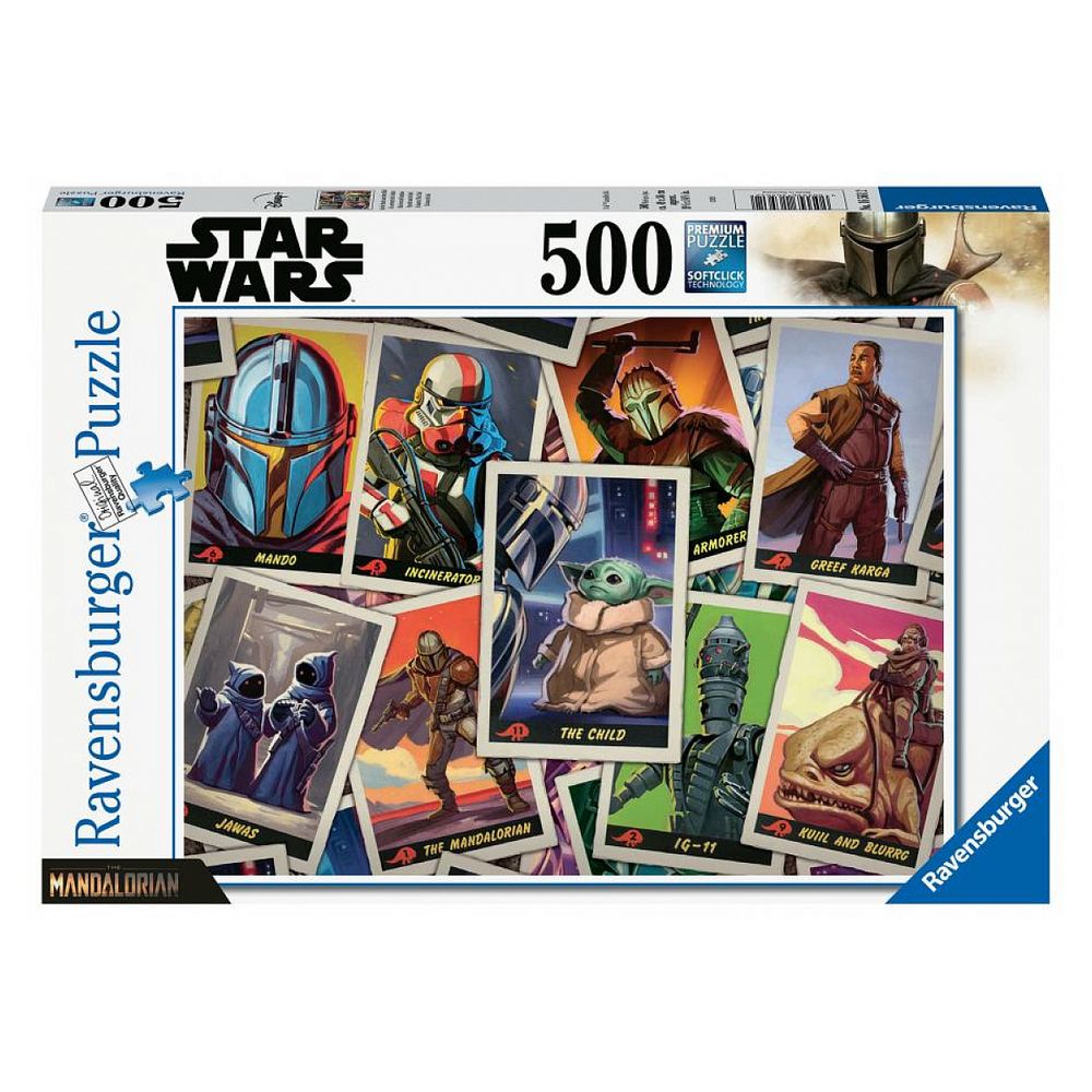 Puzzle 500 p baby yoda star wars mandalorian