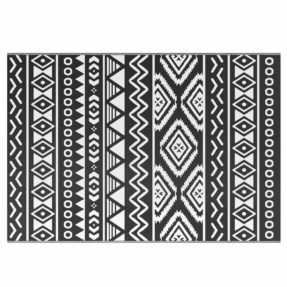 Tapis d'extérieur arakil noir 160x230 cm pp
