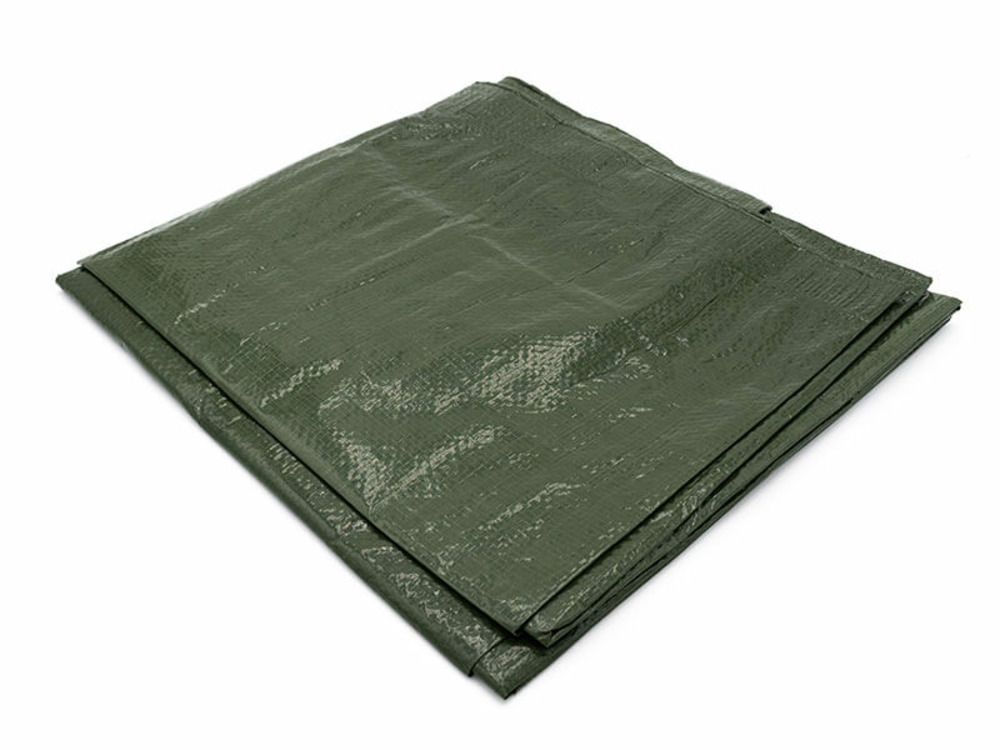 Bâche de protection 150g avec oeillets - vert 3m x 6m vert