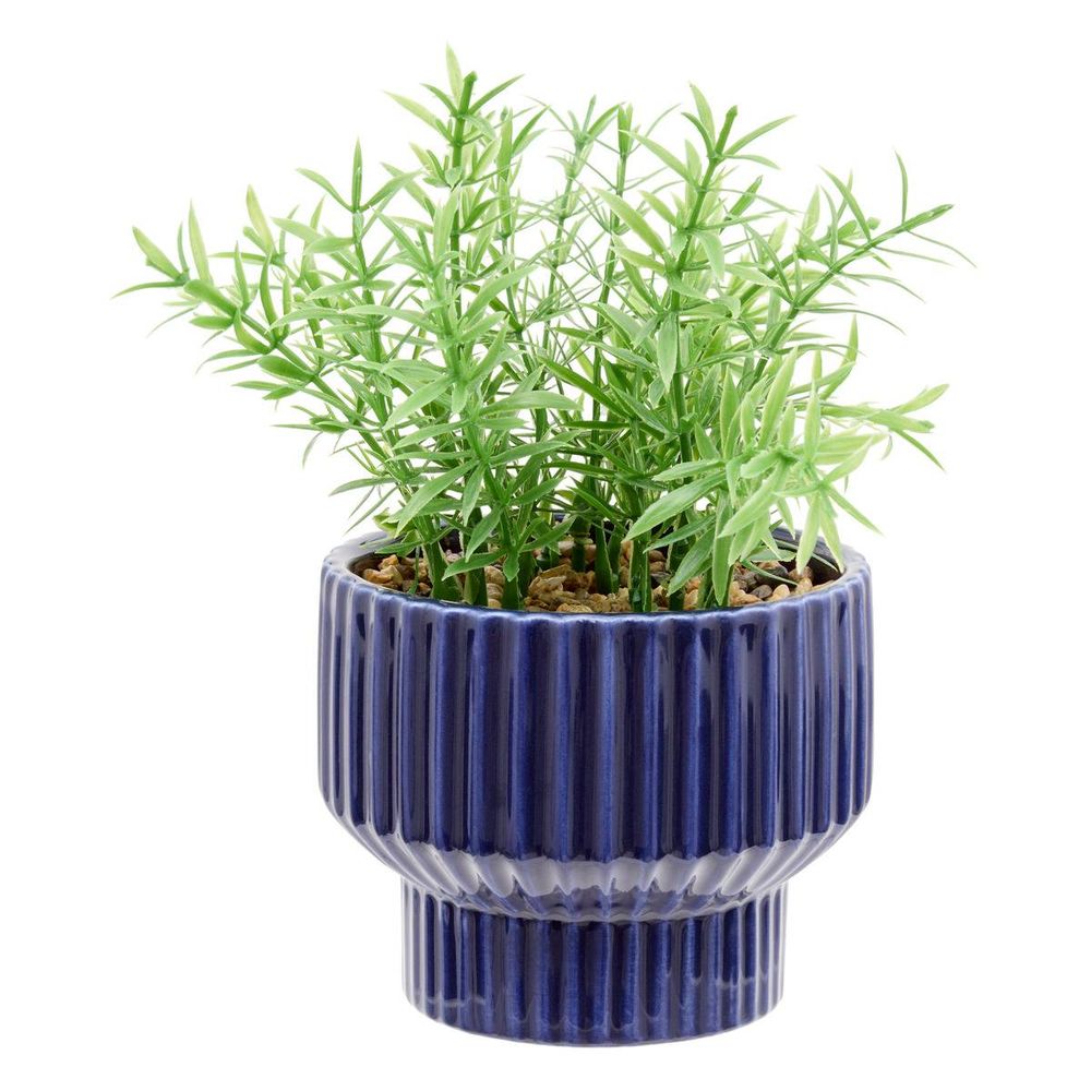 Plante artificielle nippo avec pot en céramique