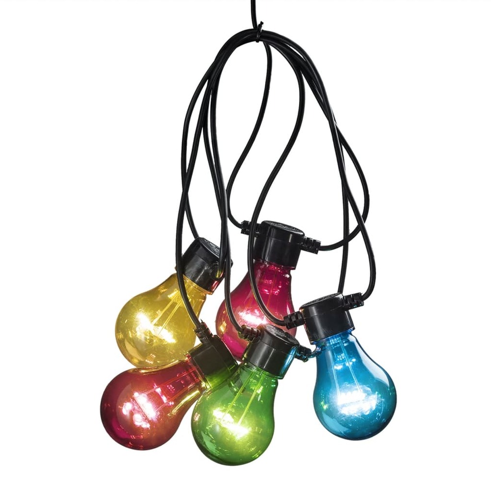 Guirlande lumineuse avec 20 ampoules multicolore