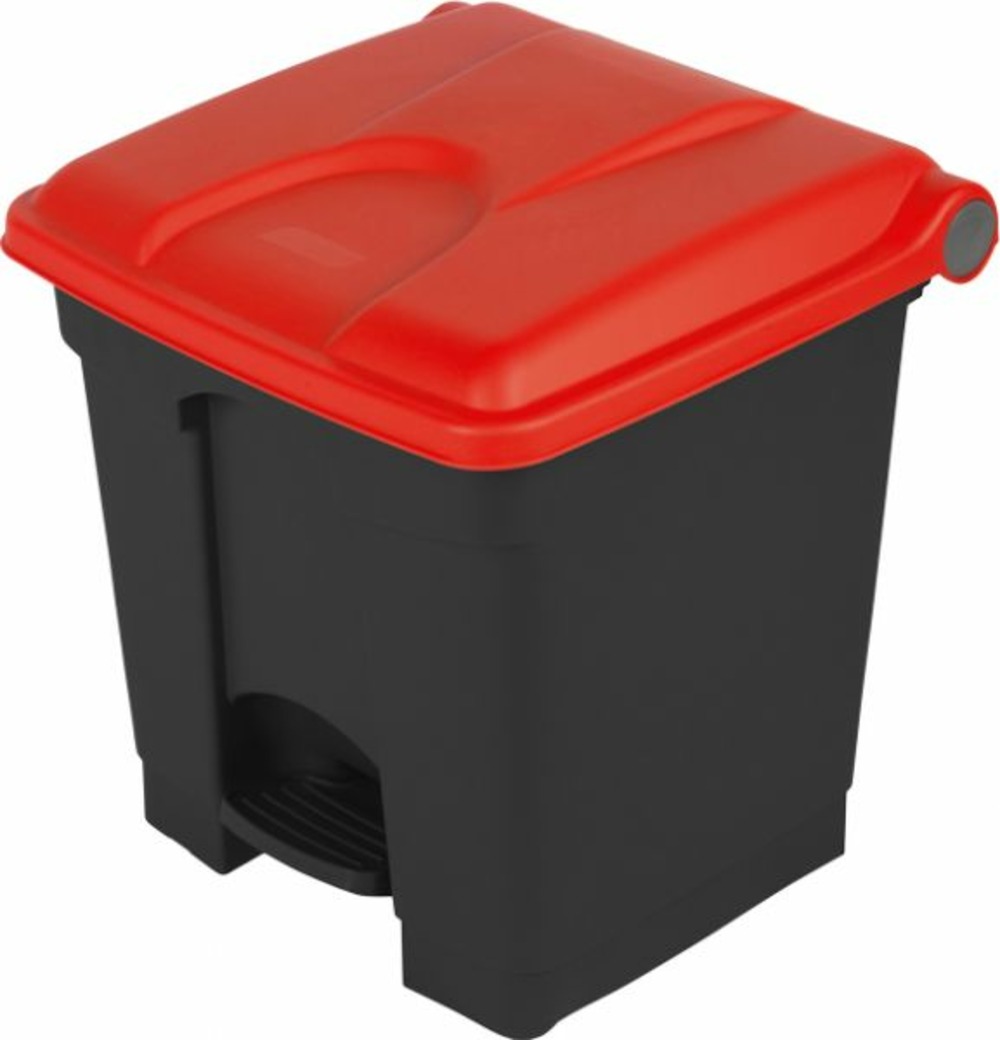 Poubelle de tri à pédale 30 litres 50% recyclé - probbax