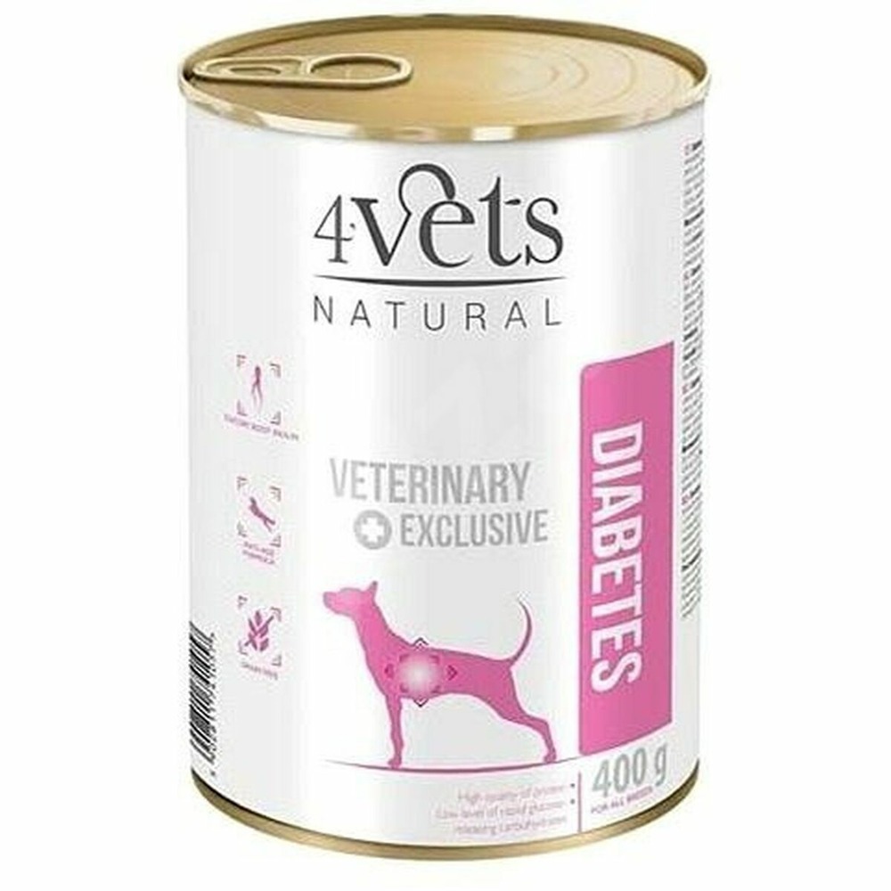 Alimentation humide 4vets chiens adultes dinde 400 g