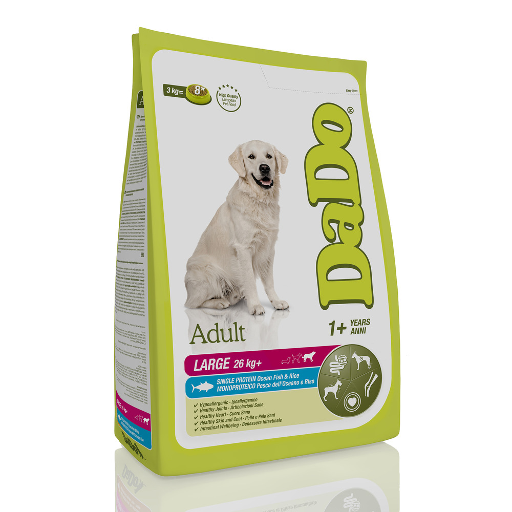 Adult large breed fish & rice 3 kg