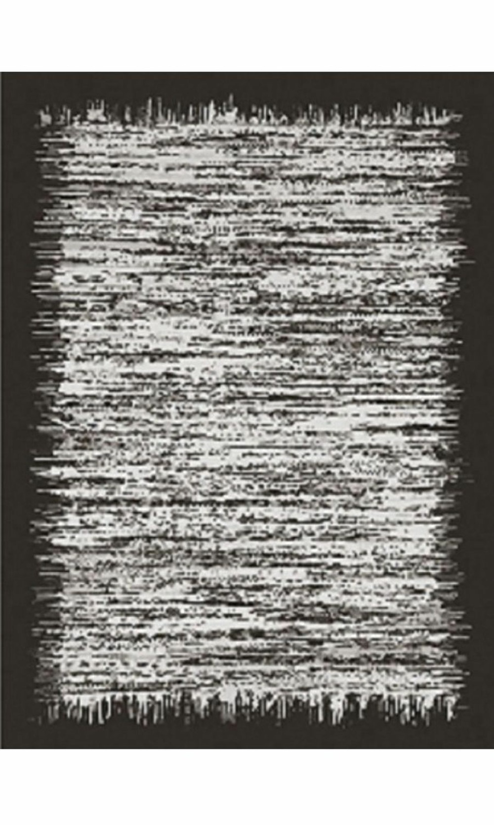 Tapis de salon shadow 50 x 80 cm - noir