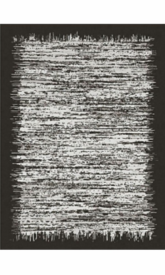 Tapis de salon shadow 50 x 80 cm - noir
