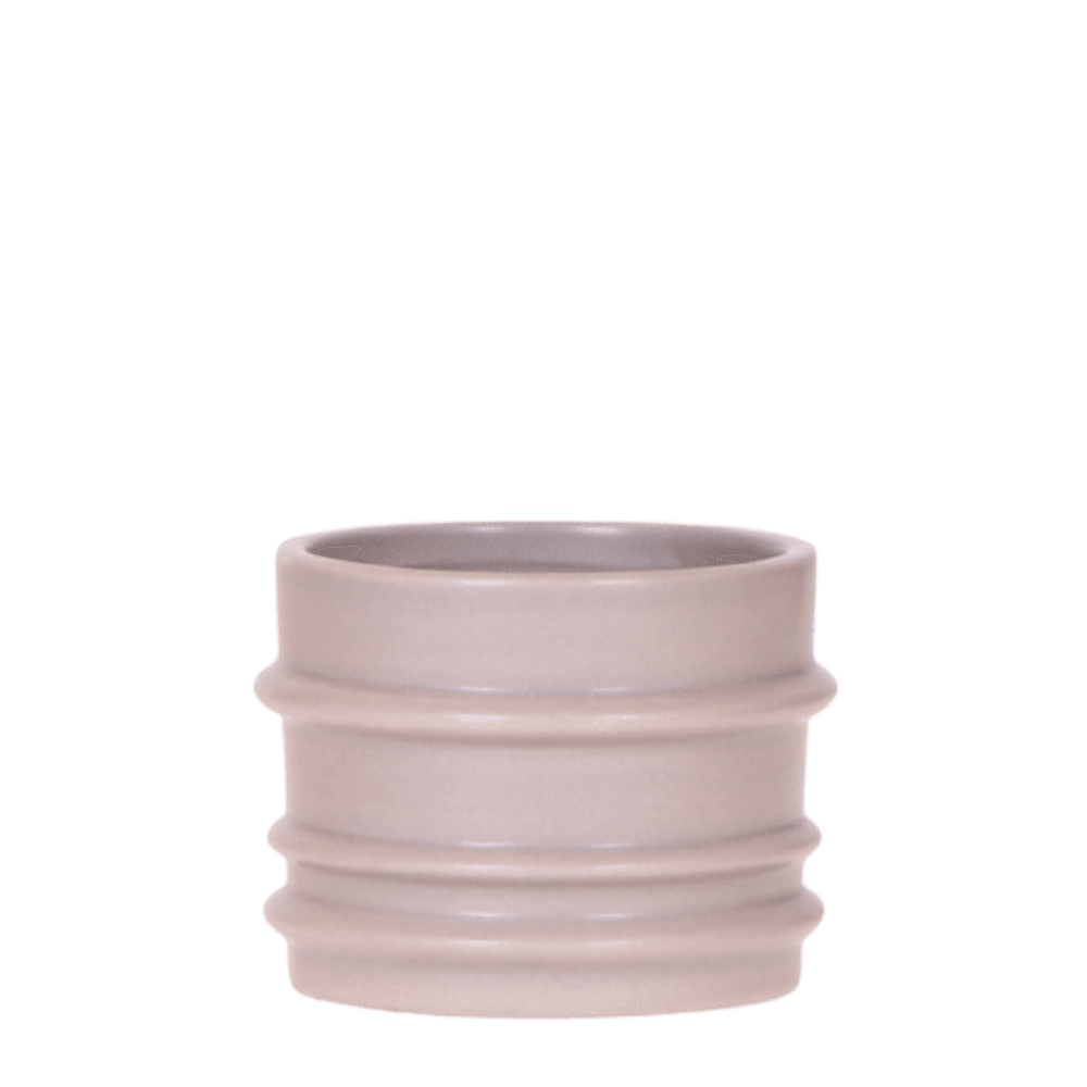 Cache-pot mellow gris - ø6 cm