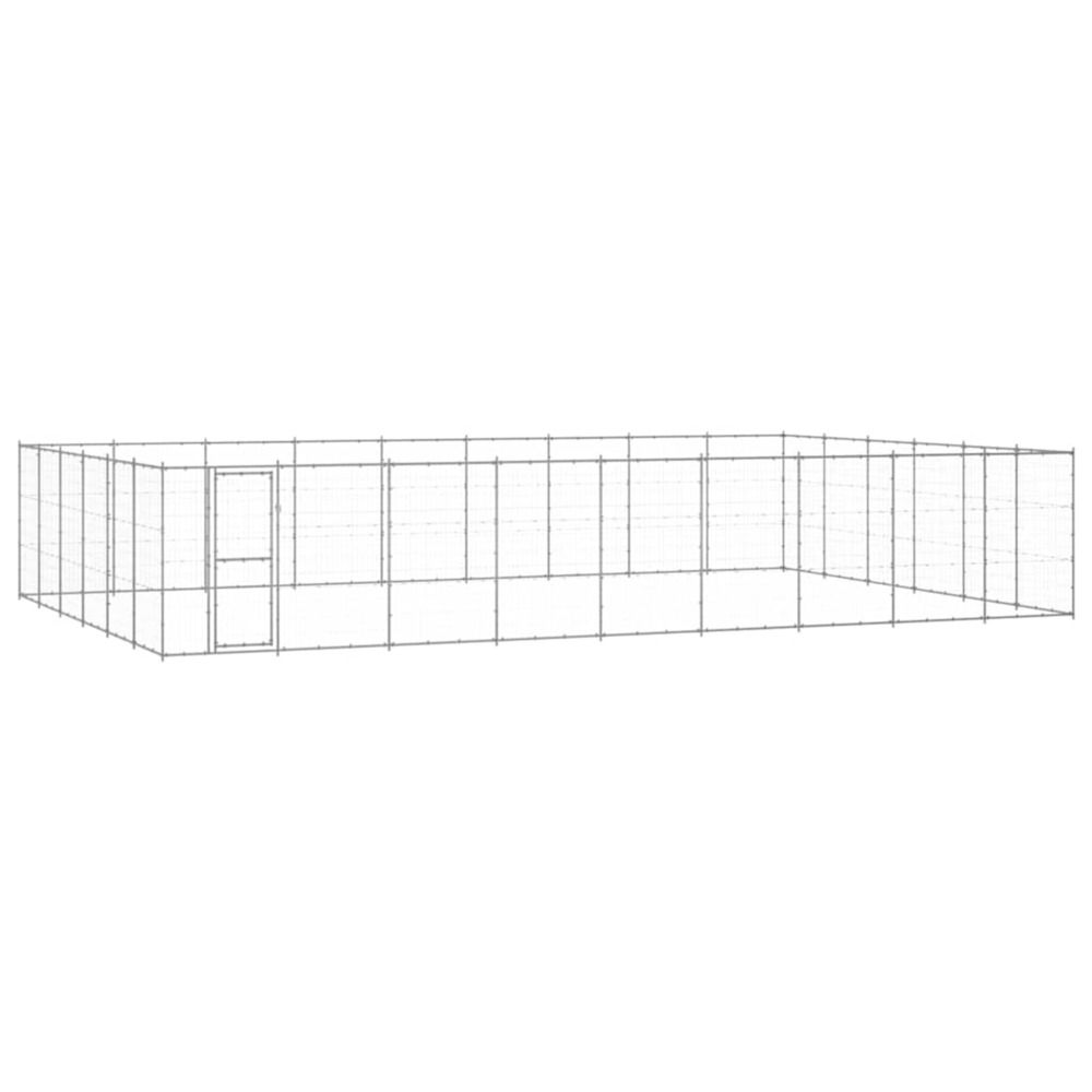 Chenil extérieur acier galvanisé 65,34 m²