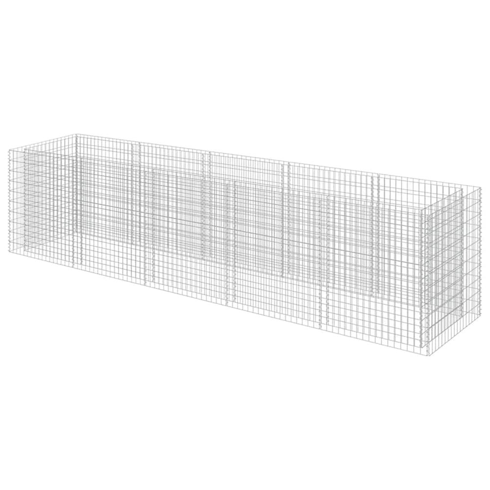JARDINIERE EN GABION ACIER G 3-(862631)