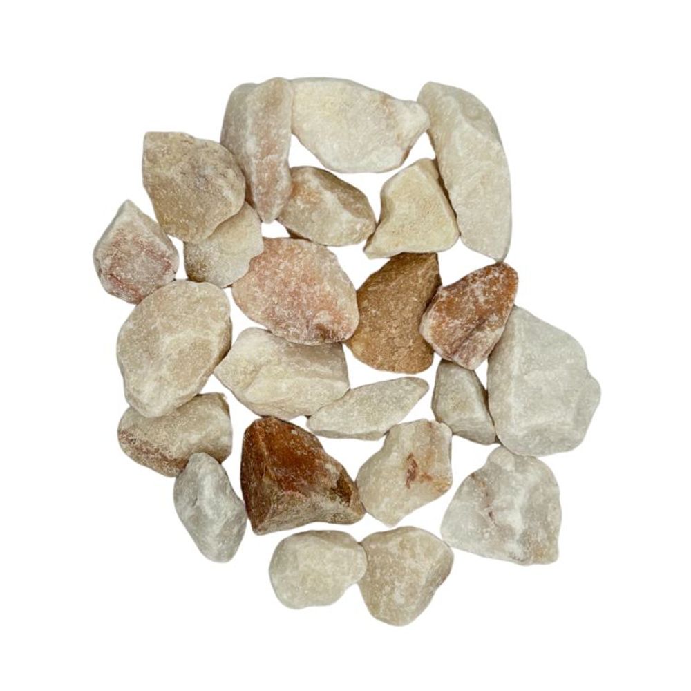 Pack +/- 1t (2 x 500kg) gravier de marbre rose du portugal ø 15/25 mm - livraison standard