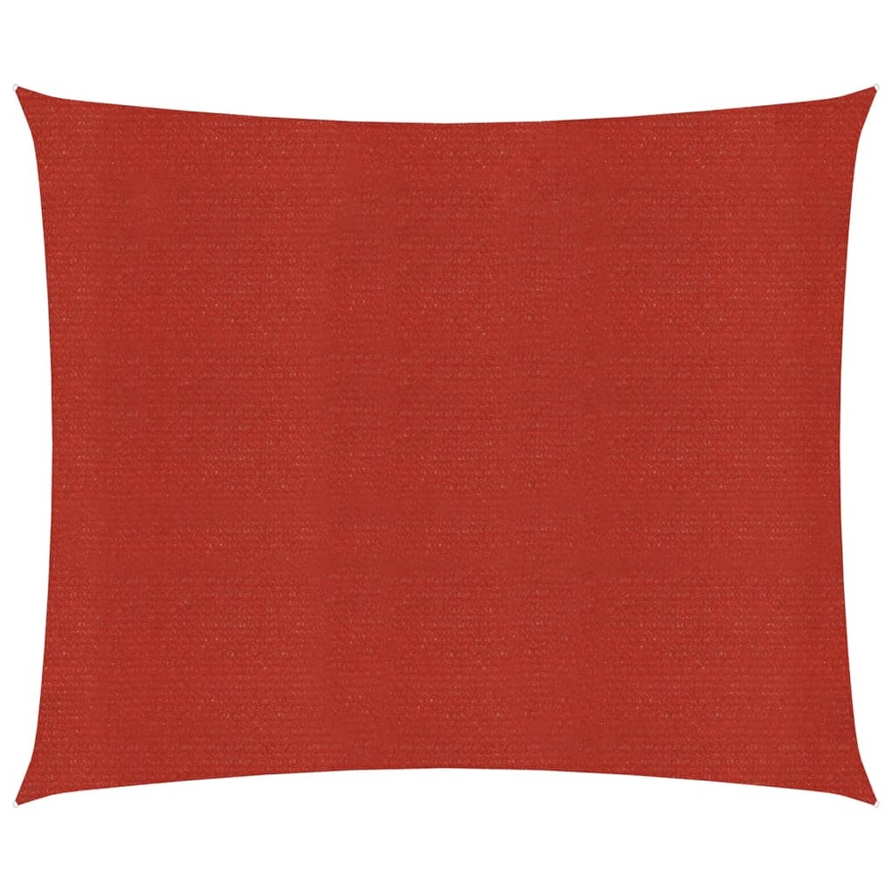 Voile d'ombrage 160 g/m² 2 x 2 m pehd rouge