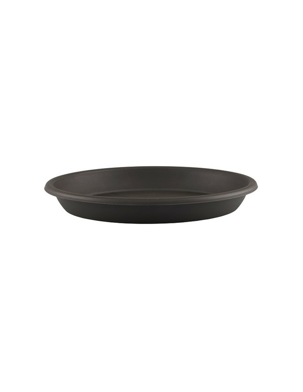 Soucoupe ronde 40cm anthracite pour pots de fleurs - eda