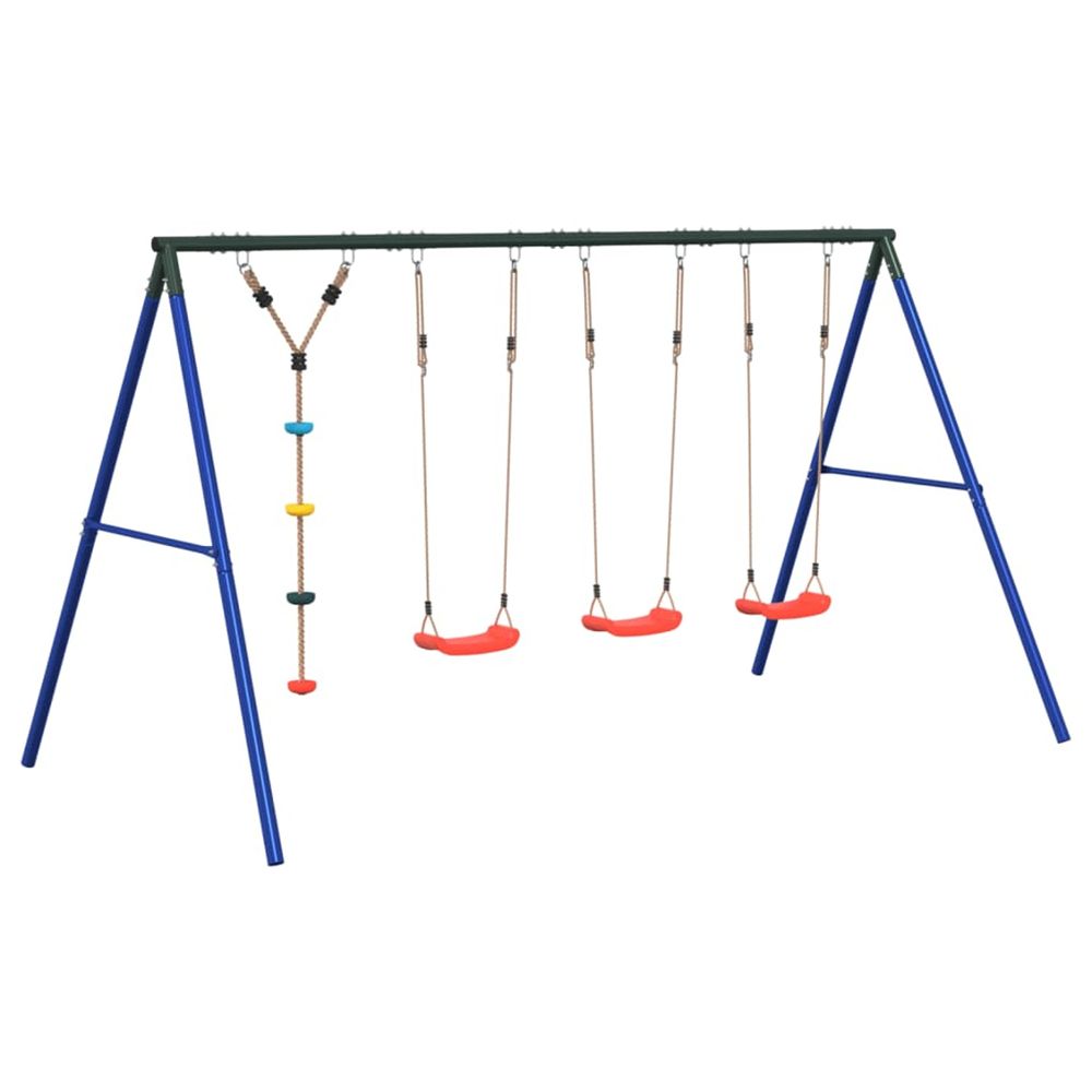 Ensemble balançoire d'extérieur balançoires et corde à disque