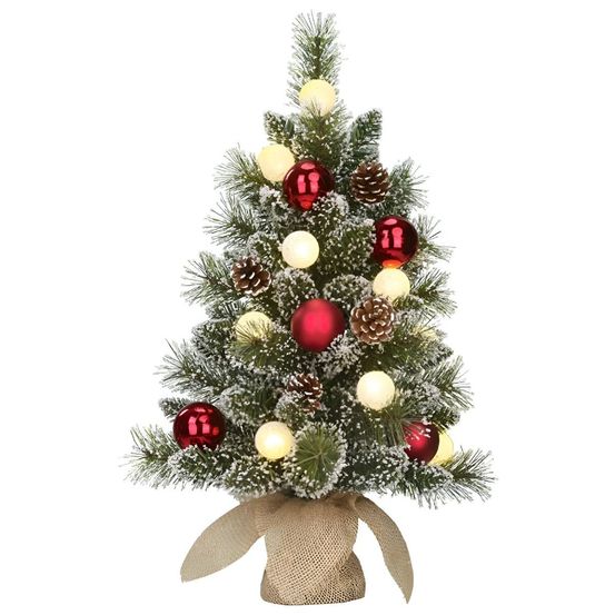 Sapin de noël artificiel kaprun h60x39cm - vert