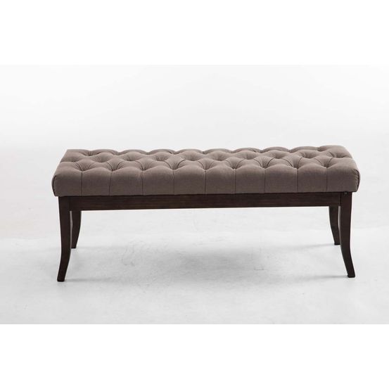 Banc ramses tissu antique-foncé 120