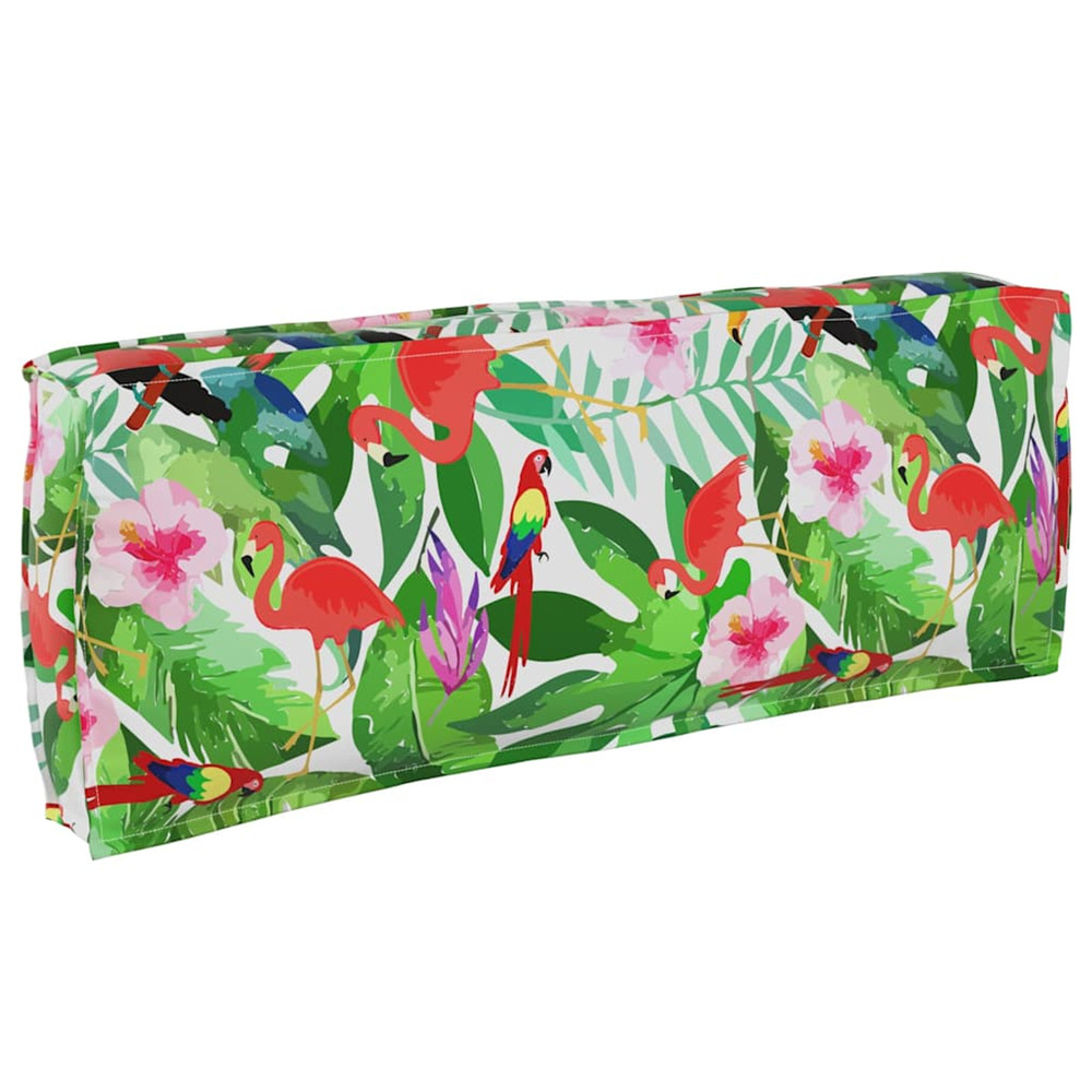 Coussin floral multicolore 120 x 40 x 12 cm tissu oxford